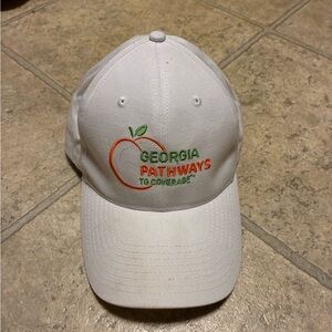 White Georgia Pathways Baseball Cap